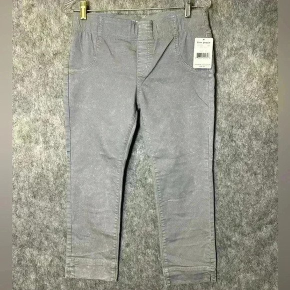 NWT Free People Desi Wash Cropped Pants - Picture 1 of 7
